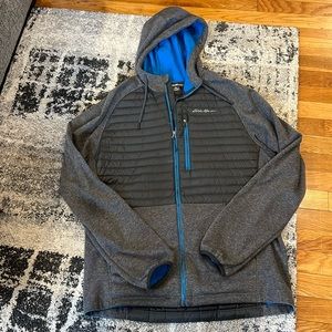Eddie Bauer quilted zip up jacket